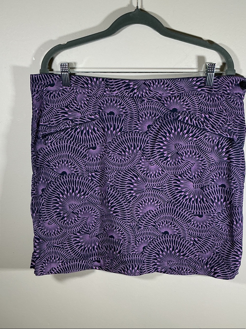 Dockers Golf Purple Printed Skort Size 14 Athletic Skirt